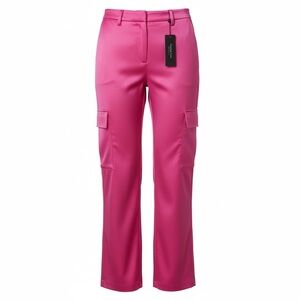 Vibrant Pink Women's Cargo Trousers
